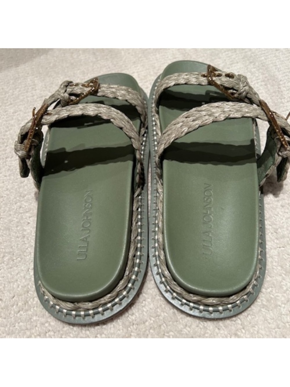 Ulla Johnson Kiera Raffia Slide sandals - Picture 6 of 9